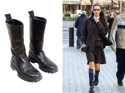 best prada boot dupes|Prada lug sole combat boots.